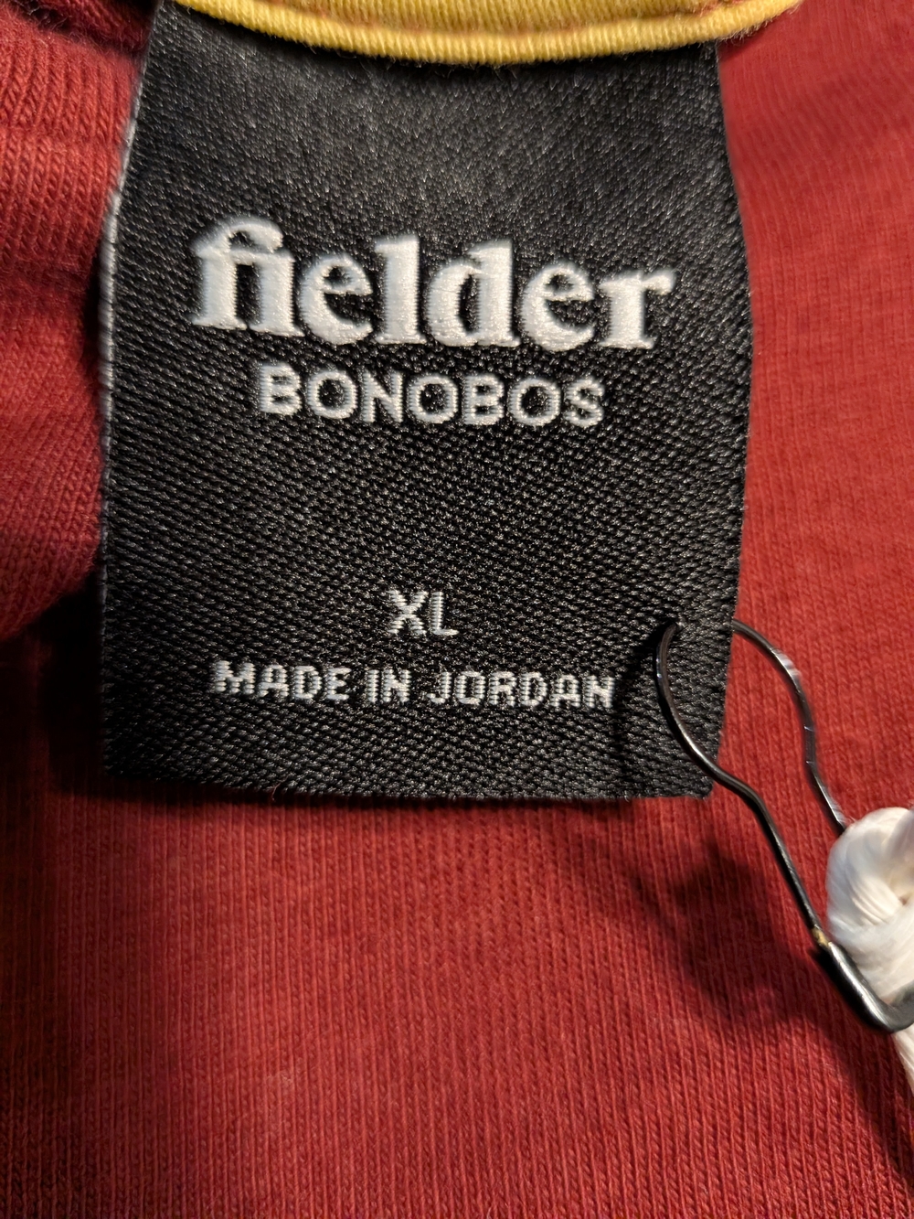 fielder Maroon Pocket T-Shirt Men's Casual Crew - Picture 4 of 7